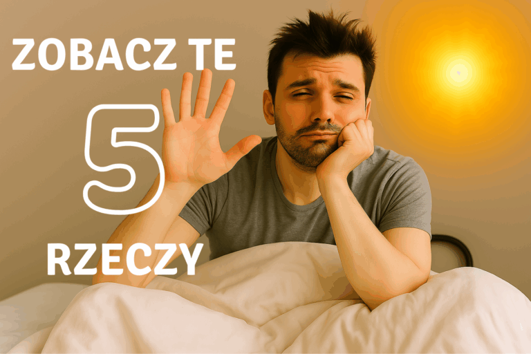 Wstajesz rano zmęczony? To na pewno przez te 5 rzeczy!