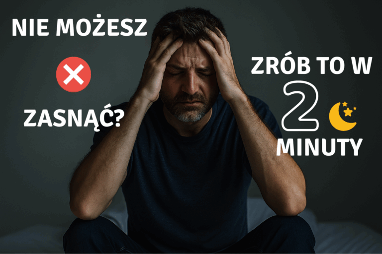 Nie możesz zasnąć? Zobacz tą prostą metodę, która pomoże Ci zrobić to w 2 min!