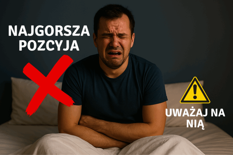 Nie śpij w ten sposób w nocy! To najgorsza pozycja!