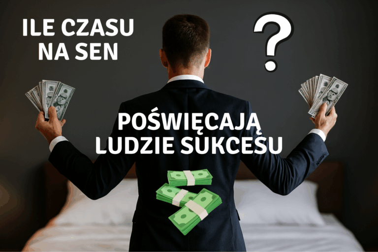 Ile czasu na sen, poświęcają ludzie sukcesu? Może Cię to zaskoczyć!
