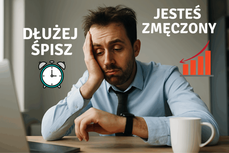 Dlaczego im dłużej śpisz, tym bardziej jesteś zmęczony?