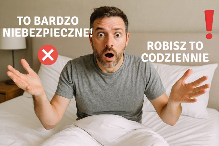 To bardzo niebezpieczna rzecz, a robisz ją codziennie rano!
