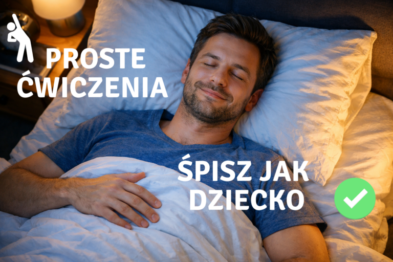 3 Szybkie ćwiczenia, po których będziesz spać jak dziecko!